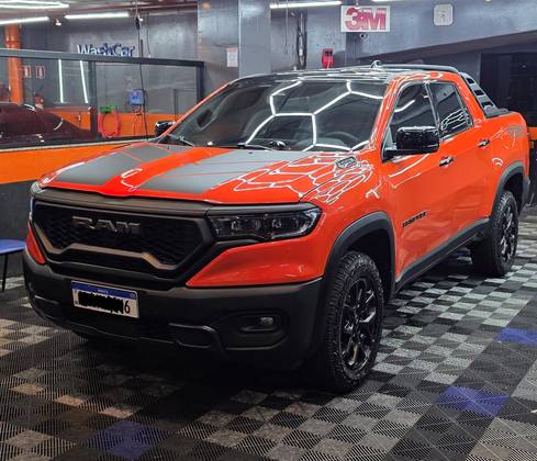 RAM RAMPAGE 2.0 HURRICANE 4 TURBO GASOLINA REBEL 4X4 AUTOMÁTICO